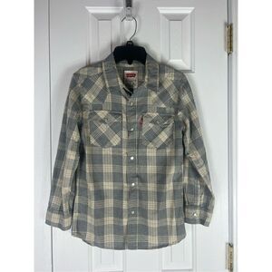 Levi’s Boys Button Up Shirt Size 8/10 y